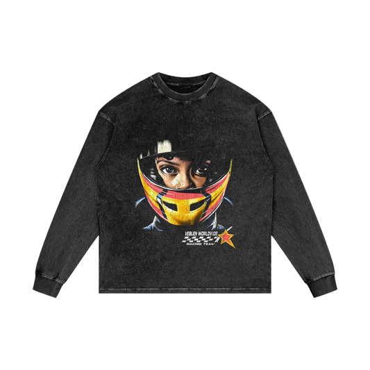 Acid Wash Veblen Race Team Long Sleeve
