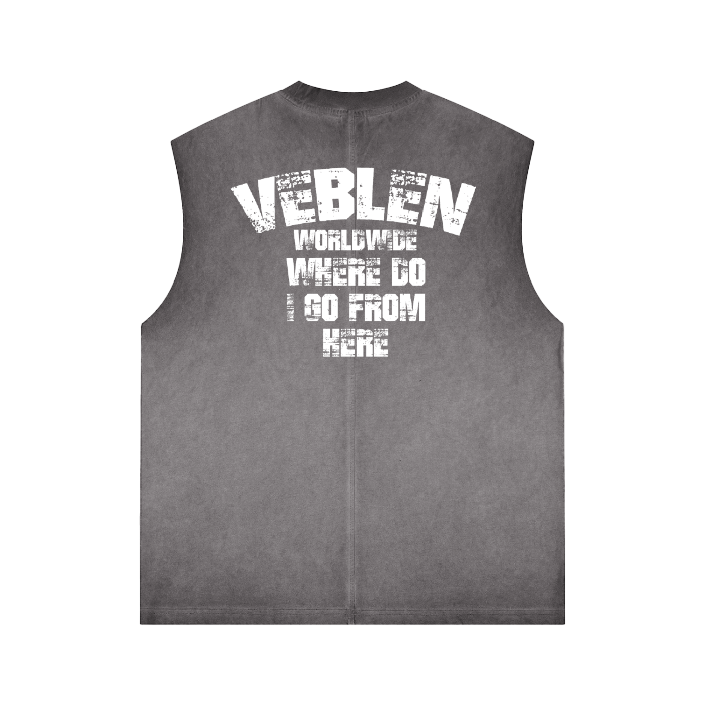 Reverse Washed Where Do I Go Tank
