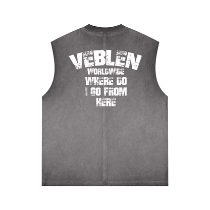 Reverse Washed Where Do I Go Tank