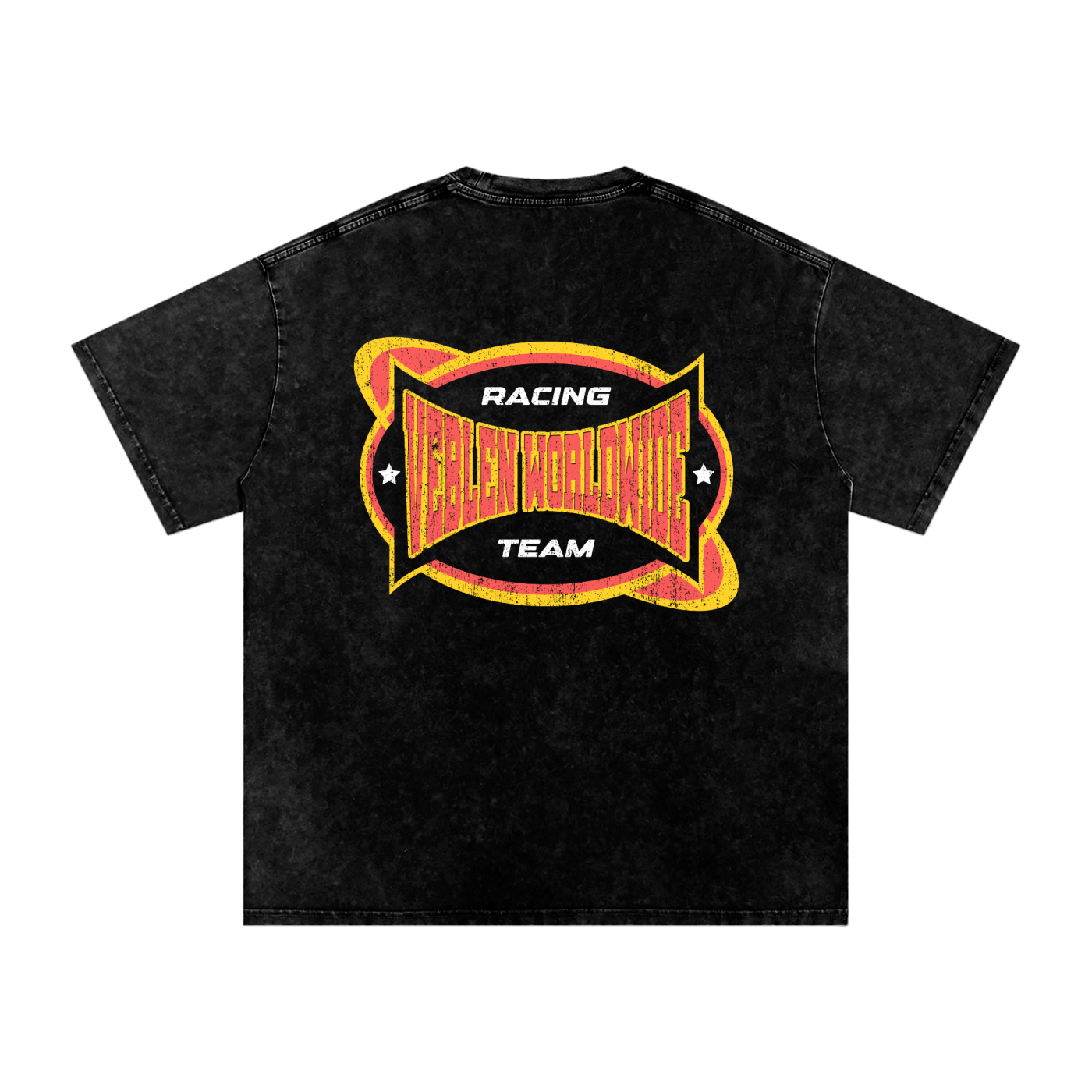 Snow Washed Oversized Race Tee